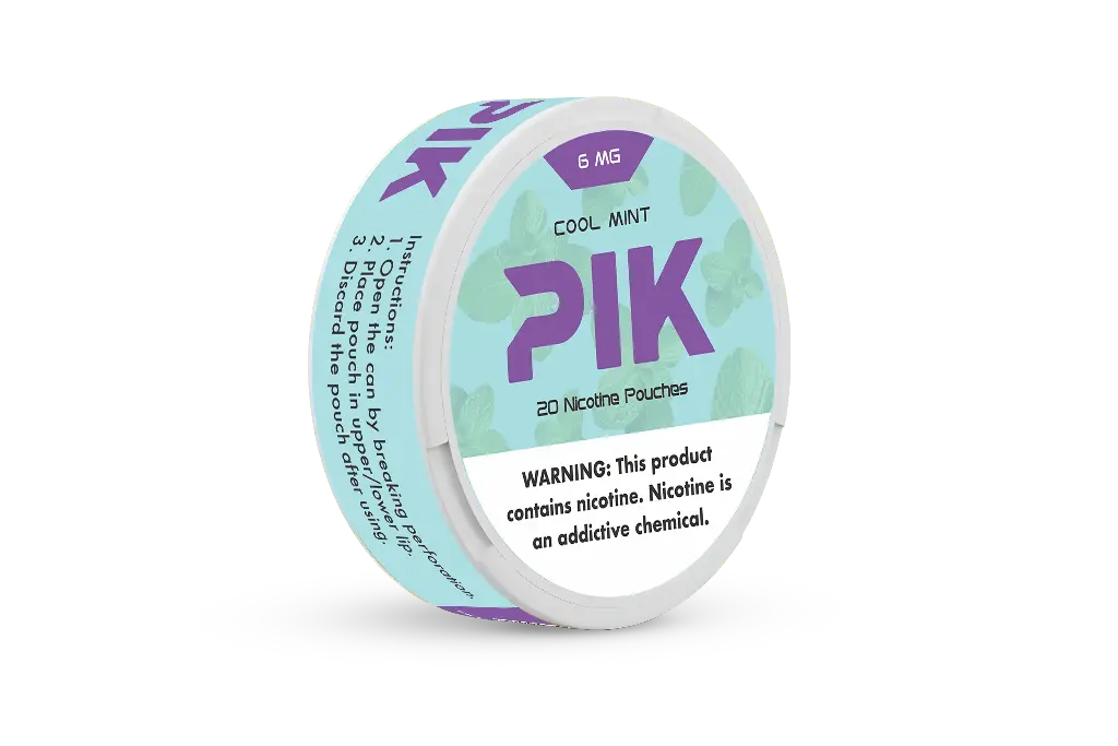 PIK - Nicotine Pouches - 6mg - Cool Mint
