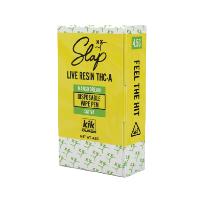 KALIBLOOM KIK SLAP THC-A LIVE RESIN 4.5GM DISPO 5CT/ BOX