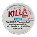 KILLA MINI NICOTINE POUCHES SMOOTH 8MG 30-PACK - DISPLAY OF 5