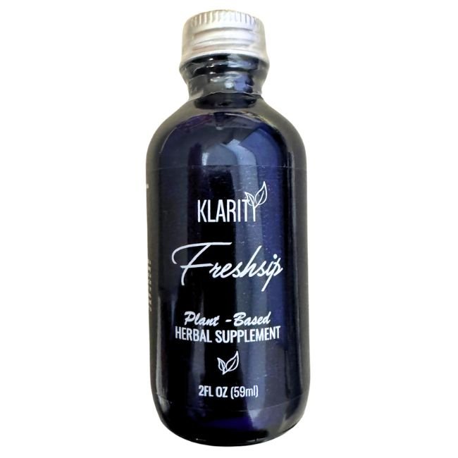 KLARITY FRESHSIP PLANT BASED HERBAL SUPPLEMENT 2FL.OZ (59ML) TONIC 20CT/ BOX