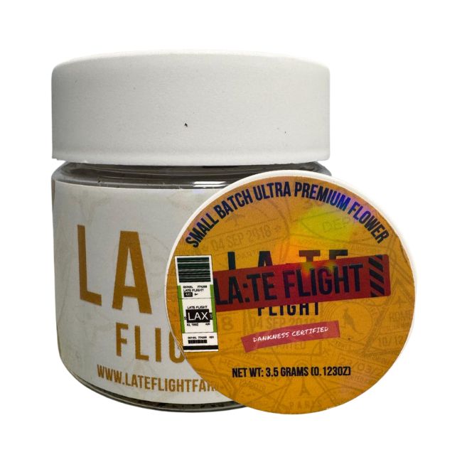 LA:TE FLIGHT THC ULTRA PREMIUM 3.5GM FLOWER JAR