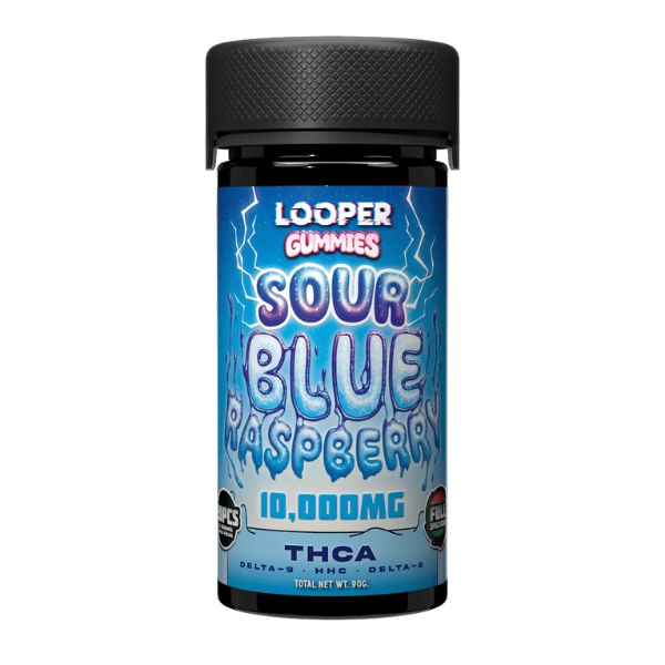 LOOPER THCA  D9 + HHC + D8 10,000MG GUMMIES 20CT JAR