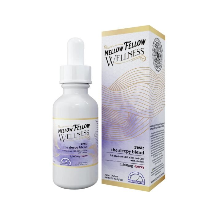 MELLOW FELLOW WELLNESS HIGH POTENCY CBD &amp; H4CBD 1500MG TINCTURE SINGLE