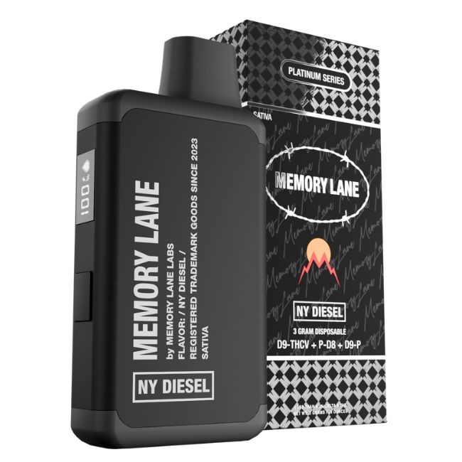 MEMORY LANE PLATINUM SERIES D9+THCV+P-D8+D9-P 3GM DISPO 5CT/ BOX