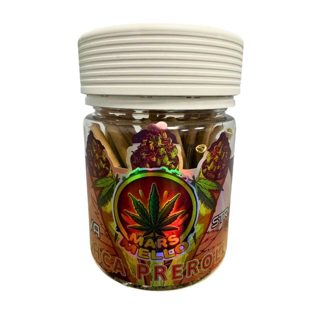 MARS MELLO THCA 1.5GM PRE ROLLS JOINTS 40CT JAR