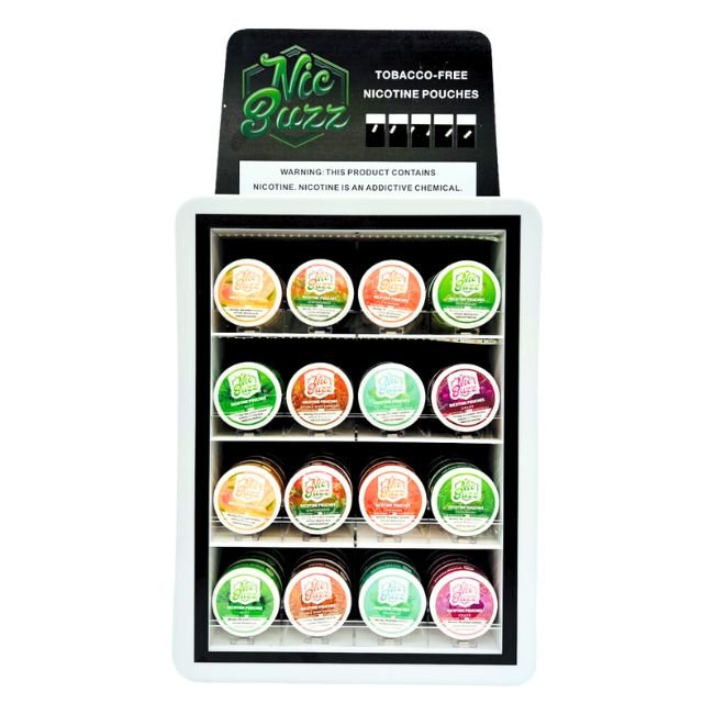 NIC BUZZ NICOTINE - "20 POUCHES PER CAN" 80CT DISPLAY