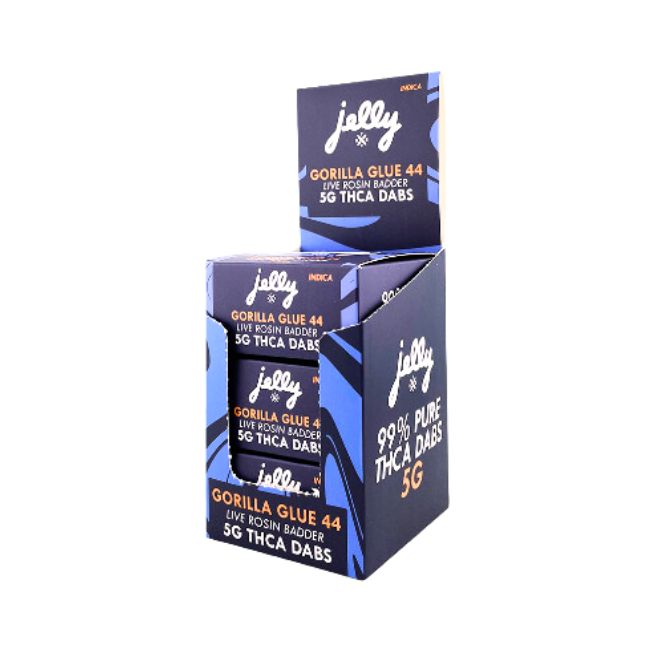 NYB JELLY LIVE ROSIN BADDER 99% PURE THCA 5GM DABS 3CT/ BOX