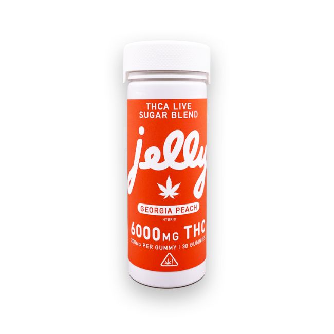 NOT YOUR BAKERY JELLY THCA LIVE SUGAR BLEND 6000MG THC GUMMIES BY NOT YOUR BAKERY 30CT JAR