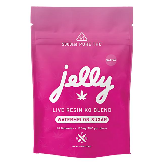 NOT YOUR BAKERY JELLY LIVE RESIN KO BLEND 5000MG GUMMIES 40CT/ BAG