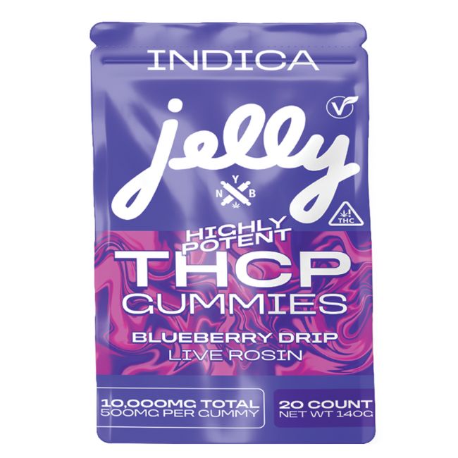 NYB JELLY HIGHLY POTENT THCP LIVE ROSIN 10,000MG GUMMIES 20CT/ BAG