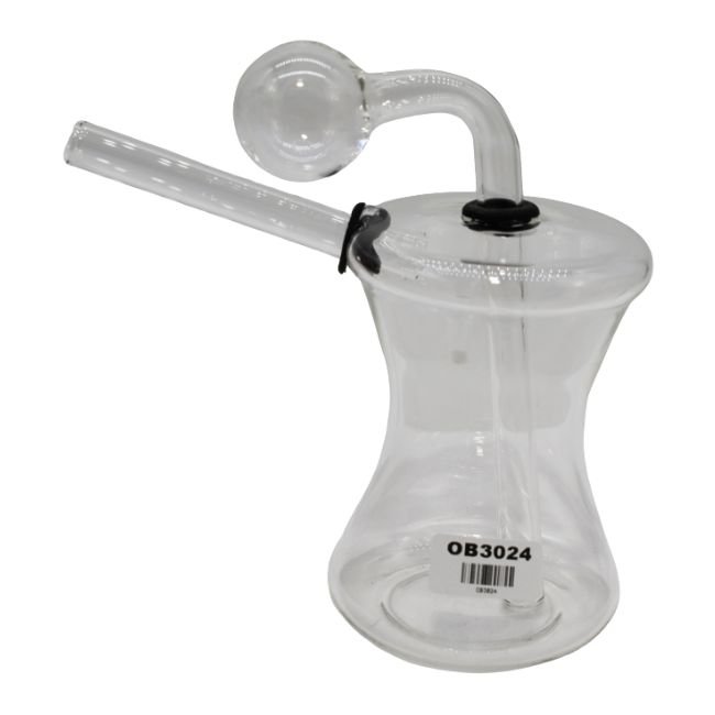 6'' CLEAR FANCY GLASS TUBE