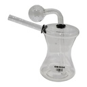 6'' CLEAR FANCY GLASS TUBE