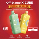 OFF STAMP ICE CUBE FREE POD (90ML) 25K PUFFS 5CT/ BOX