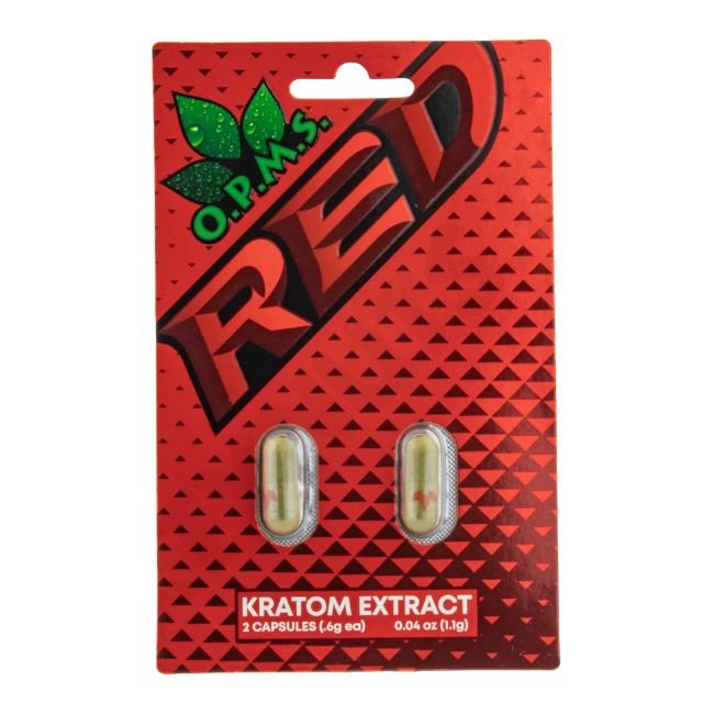 OPMS KRATOM RED 2CT CAPSULES