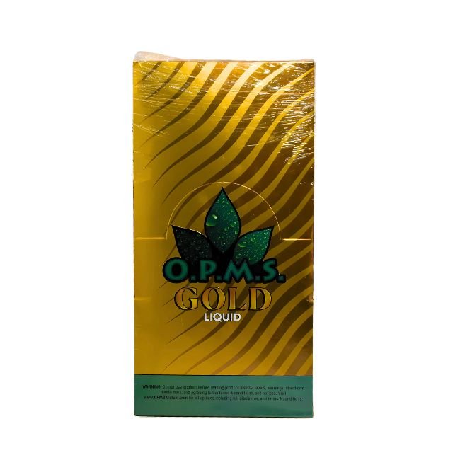 OPMS (GOLD) LIQUID MAENGDA KRATOM EXTRACT 8.8ML SHOT 50CT/ BOX