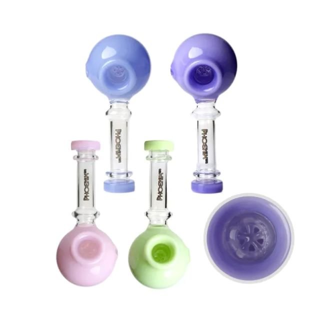 PHOENIX GLASS 4.5" SPOON DESIGN HAND PIPE