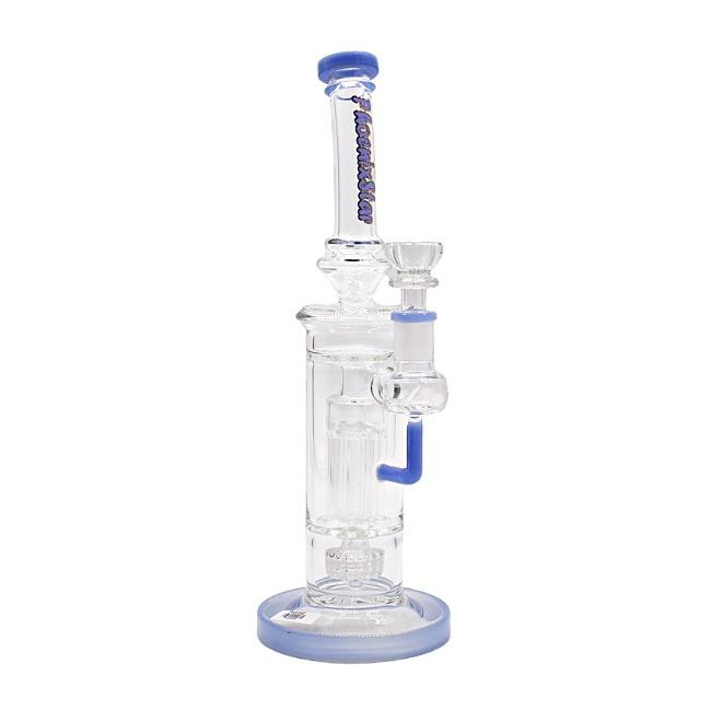 PHOENIX GLASS 12" SHOWERHEAD DESIGN GLASS WATER PIPE