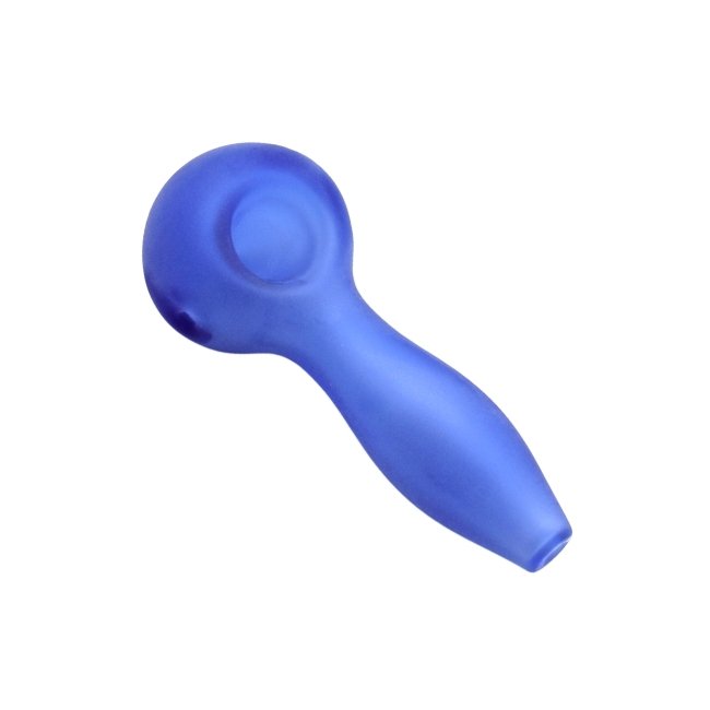 PHOENIX GLASS 4" FROSTED GRAV STYLE HAND PIPE