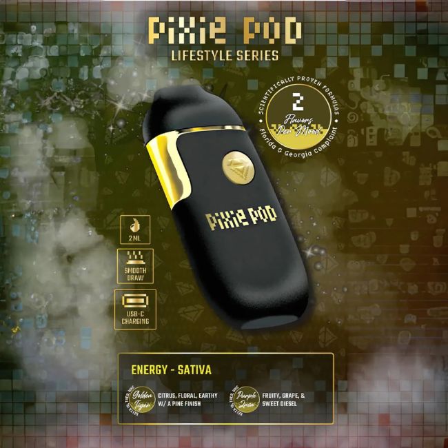 PIXIE POD LIFESTYLE SERIES THCA 2GM DISPO 5CT/ BOX