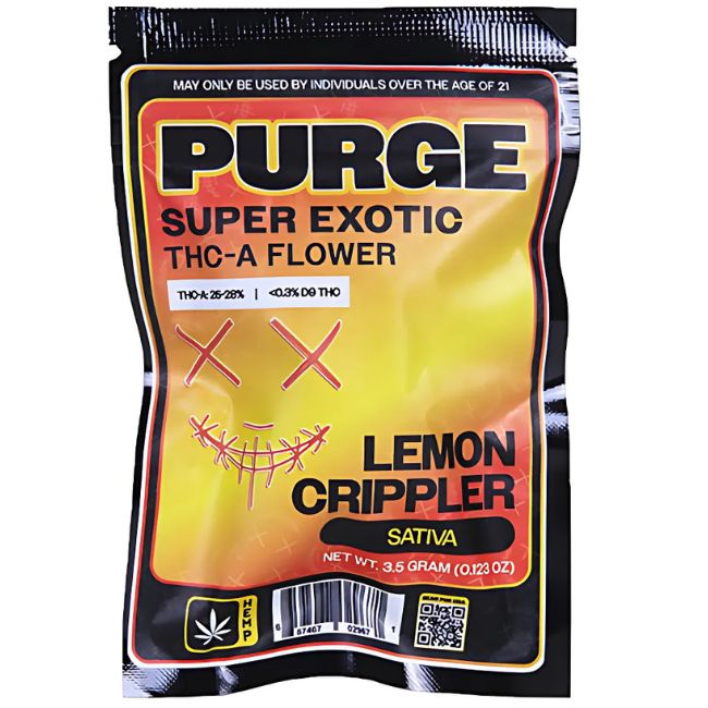PURGE SUPER EXOTIC THC-A 3.5GM FLOWER BAG