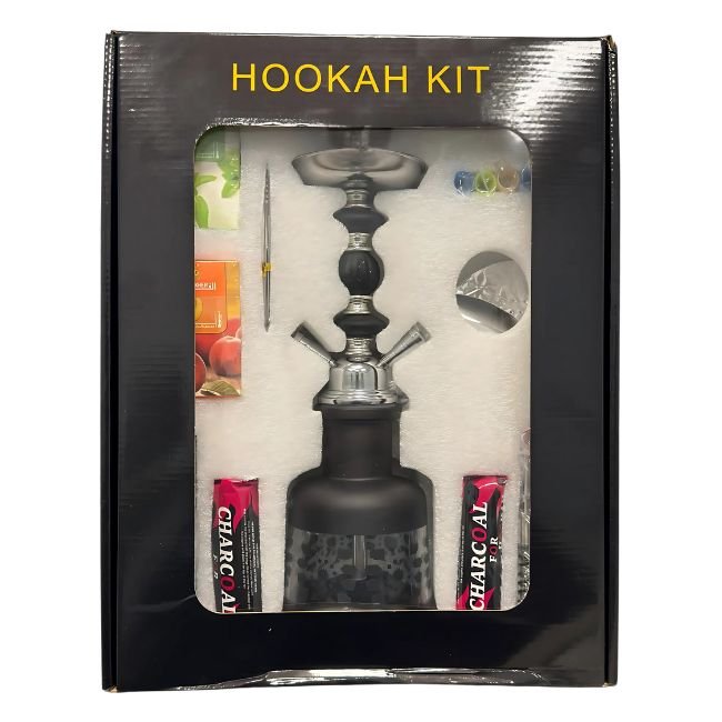 NOUR MAXX HOOKAH KIT TWO HOSE (SM-300-191) ASSORTED COLORS