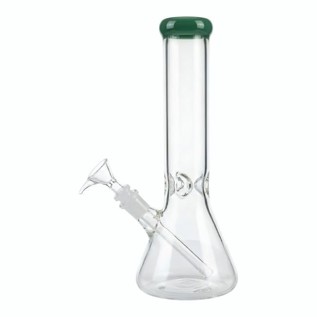 12'' COLOUR FULL TUBE SKULL FACE WATER PIPE