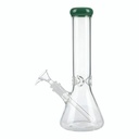 12'' COLOUR FULL TUBE SKULL FACE WATER PIPE