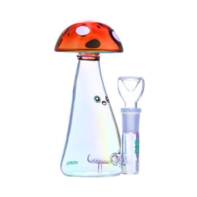 HEMPER TRIPPY SHROOM (6.5'') GLASS WATER PIPE