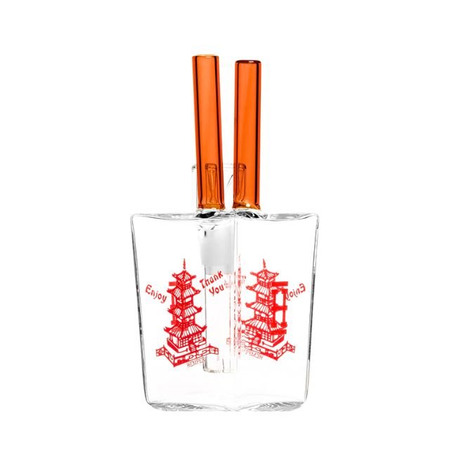 HEMPER CHINESE TAKEOUT (6'') GLASS WATER PIPE