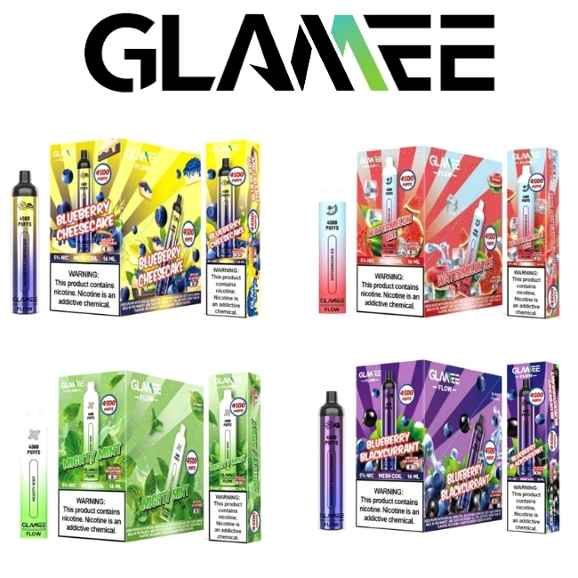 GLAMEE FLOW 5% DISPO (160ML) 4.5K PUFFS 10CT/ BOX