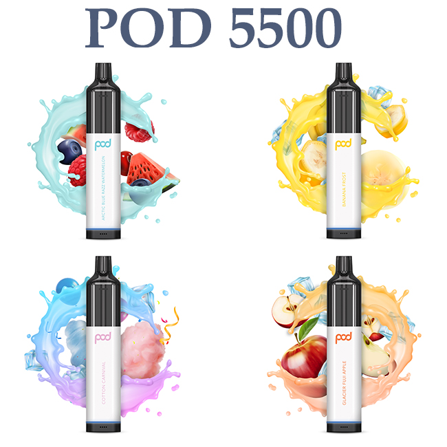 POD 5500 DISPO (TFN) (120ml) 5500  PUFFS 10CT/ BOX
