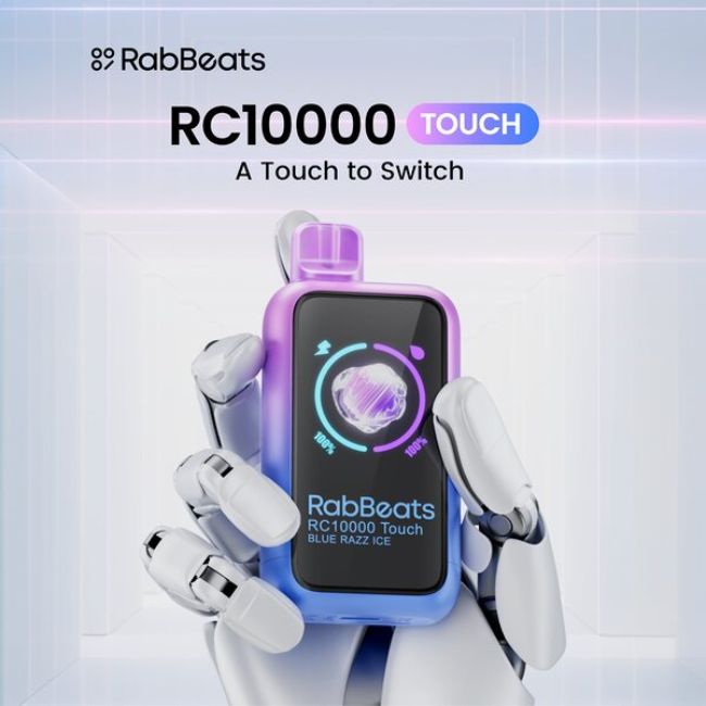 RABBEATS RC10000 TOUCH 5% DISPOSABLE (70ML) 10K PUFFS 5CT/ BOX