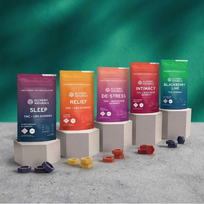 ALCHEMY NATURALS CBD 100MG 2PK GUMMIES 20CT/ BOX