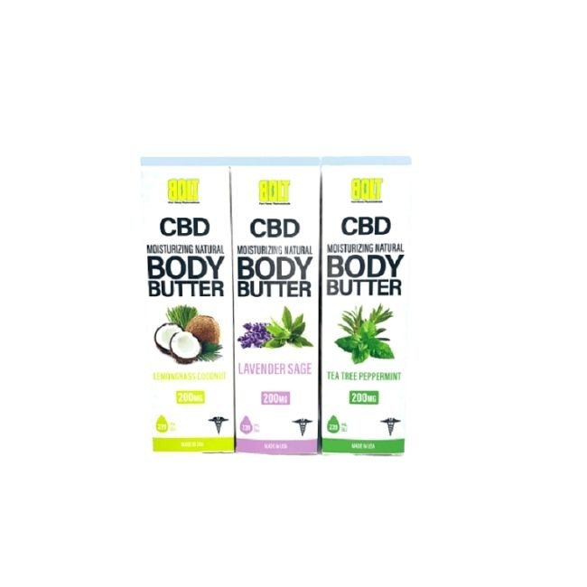 BOLT CBD BODY BUTTER 200MG 4OZ