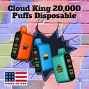 CLOUD KING 5% DISPOSABLE (160ML) 20K PUFFS 10CT/ BOX (MADE IN USA)