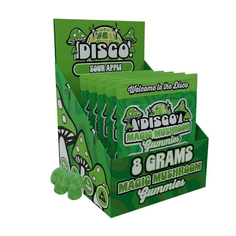 DISCO MAGIC MUSHROOM BLEND 8GM 8CT GUMMIES 6PK/ BOX