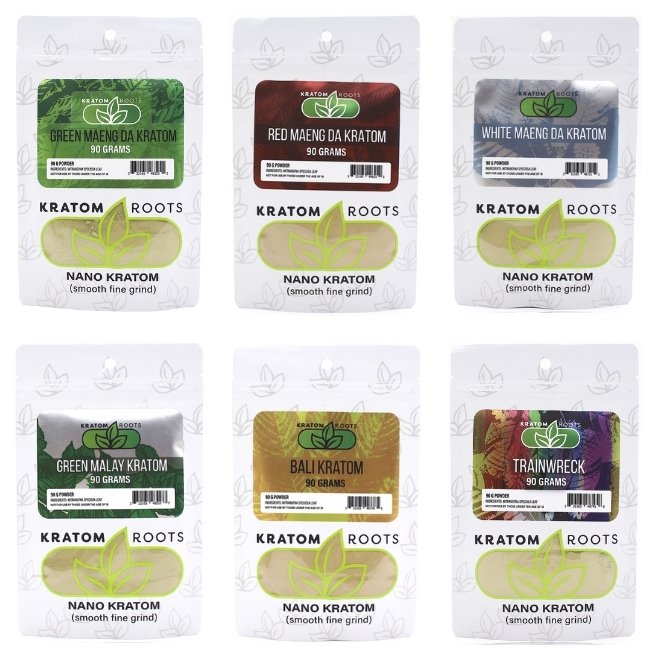 KRATOM ROOTS HIGH QUALITY NANO KRATOM 90GM POWDER