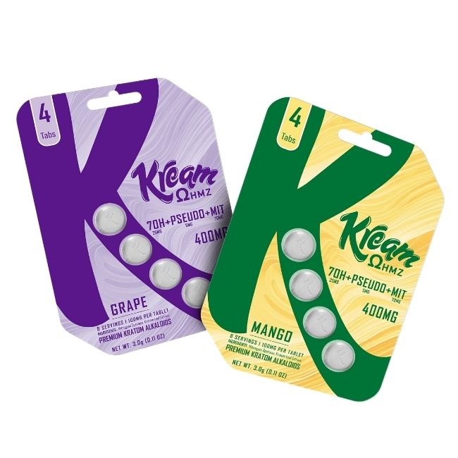 KREAM 7OH 7-HYDROXY + PSEUDO + MIT 100MG PER TABLET 4CT/10PK