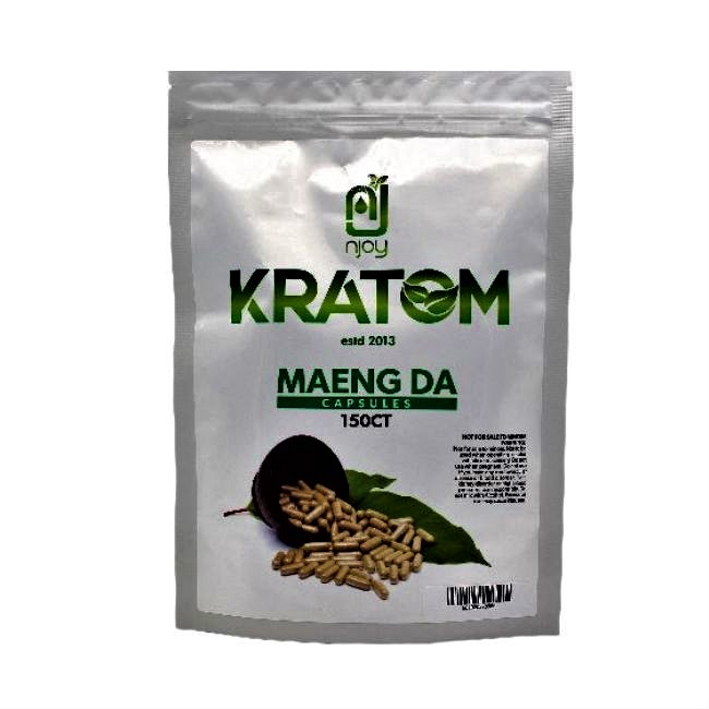 NJOY KRATOM 150CT CAPSULES BAG