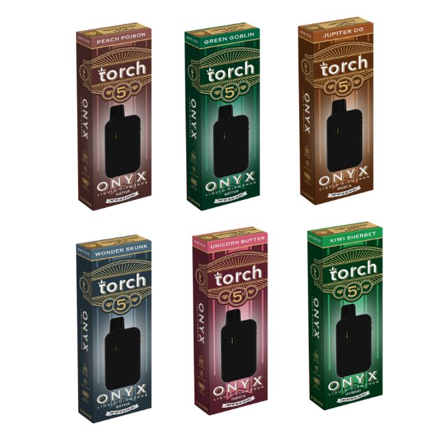 TORCH ONYX THC-A BLEND LIQUID DIAMONDS 5GM DISPO 5CT/ BOX