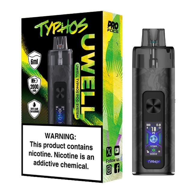 U WELL CALIBURN TYPHOS 2000mAH (6ML) POD SYSTEM STARTER KIT