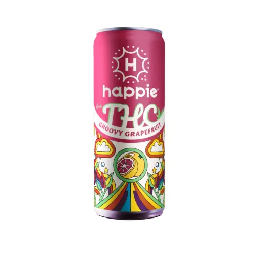[HAP31159X24] Happie Groovy GrapeFruit D9 - 24 Pack