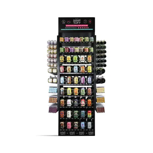 [Beam01] Beamer Candle Co - Candle Display - Full Large Spinning Wooden Retail Display