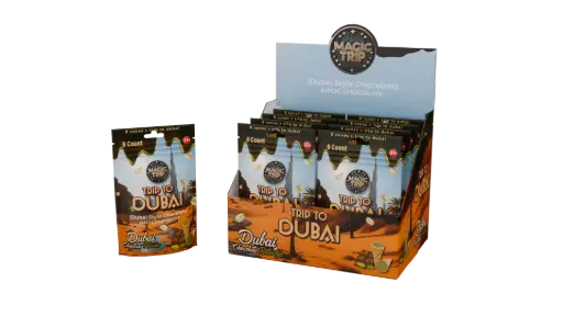 [MT3252] Magic Trip - Dubai Chocolate cone - 8 cones in a bag