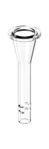 [EZ2001] WHITE RHINO- EZ CLEAN BUBBLERS DOWNSTEM BOWL - 5 COUNT DISPLAY