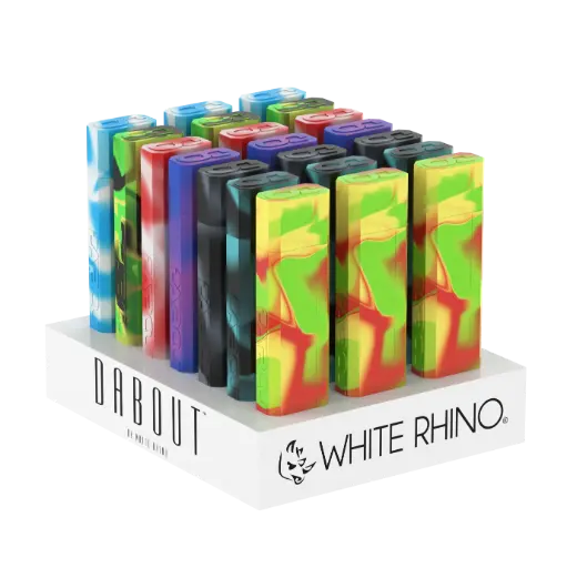 [DO1001] WHITE RHINO- DAB OUT ORIGINAL - 21 COUNT DISPLAY (PYREX STRAW)