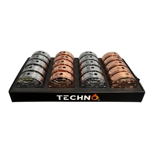 [00001BBB] TECHNO COIN SINGLE FLAME TORCH LIGHTER 20CT/ DISPLAY