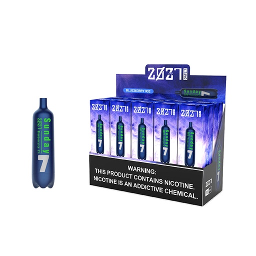 2027 DATE 7 BY SUORIN 5% DISPO (65ML) 2K PUFFS 10CT