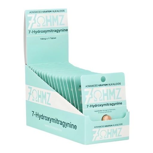 [7HYDROKRATOM1CT] 7 OHMZ HYDROXY 14MG PER CAPSULES 1CT/20PK