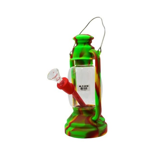 [A129] 10''SILICONE LANTERN DESIGN WATER PIPE